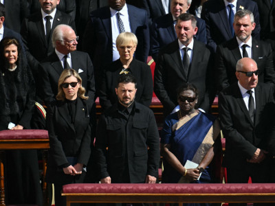 Ukrajinska prva dama, Olena Zelenska, nije pokrila kosu, ali se veruje kako je ona jevrejka kao i njen suprug Volodimir Zelenski 