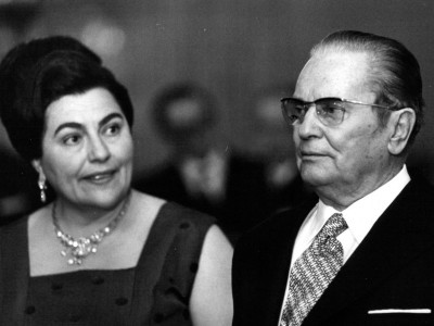 Jovanka i Josip Broz Tito