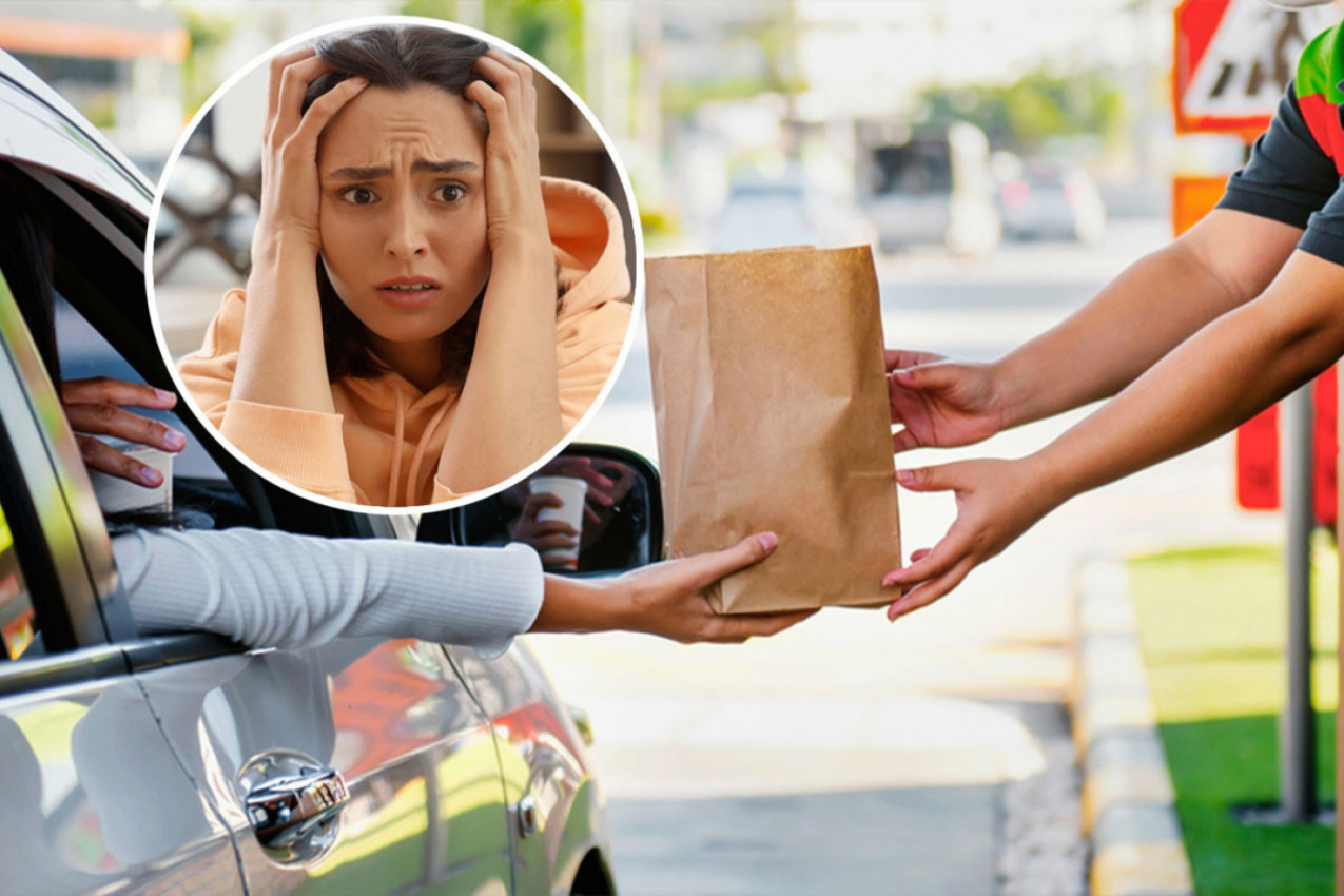 POGLEDALA JE U KESU IZ RESTORANA BRZE HRANE I UMALO VRISNULA: Tajna poruka bila je veoma jasna i želudac joj se okenuo, odmah se obratila policiji! (FOTO)