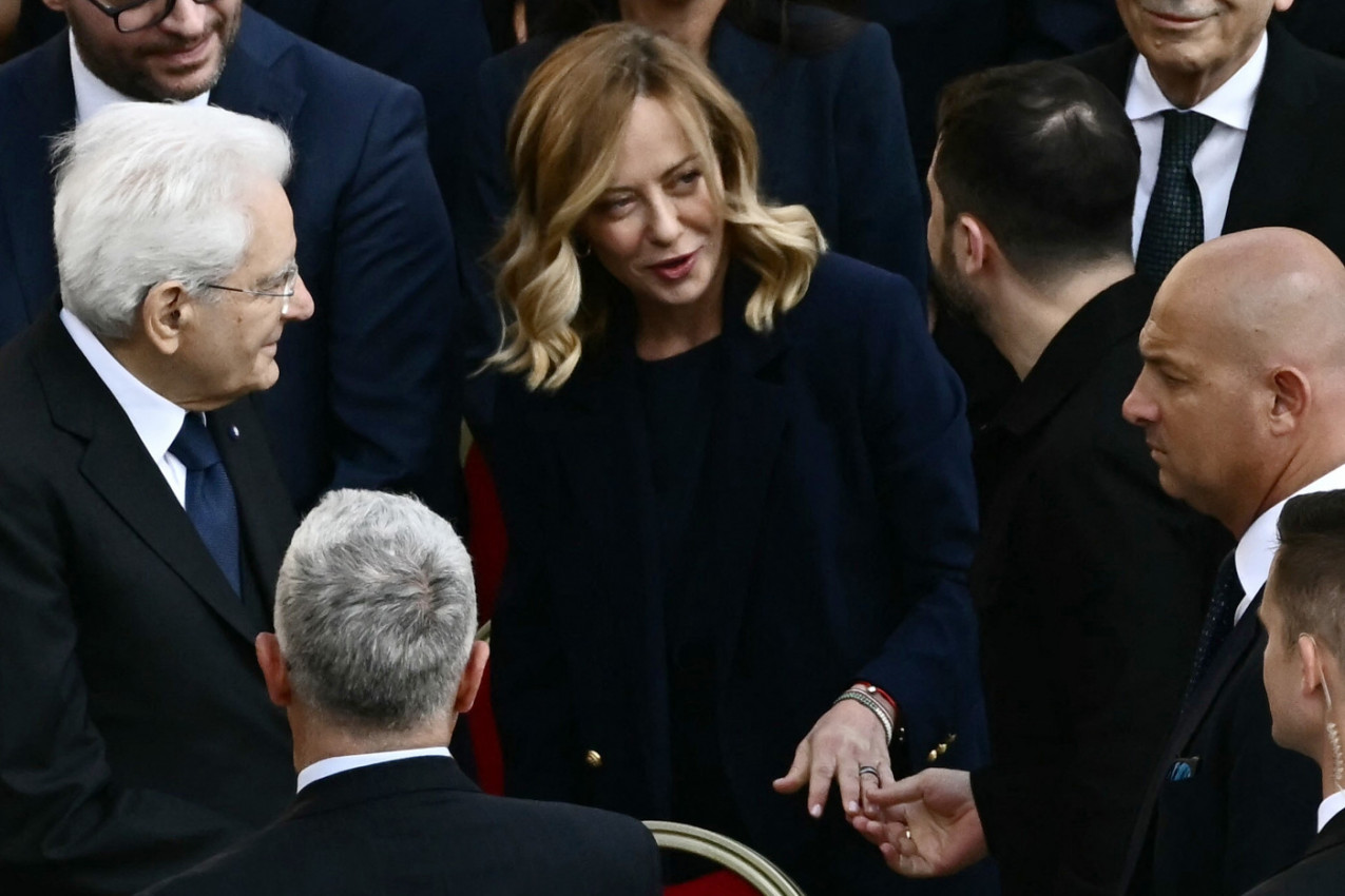 PRED NJOM JE KLEČAO EDI RAMA, A DANAS JE SVE OBORILA S NOGU U VATIKANU: Svi bruje o premijerki Italije, a kad vidite CIPELE koje je obula...! (FOTO)