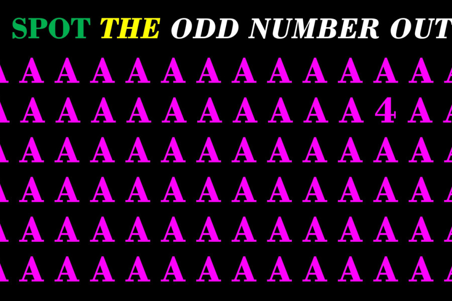 AKO ZA 5 SEKUNDI MOŽETE DA PRONAĐETE JEDINI BROJ 4, VI SPADATE U 3 ODSTO GENIJALACA! Proverite da li zaista imate snajperski vid (FOTO)