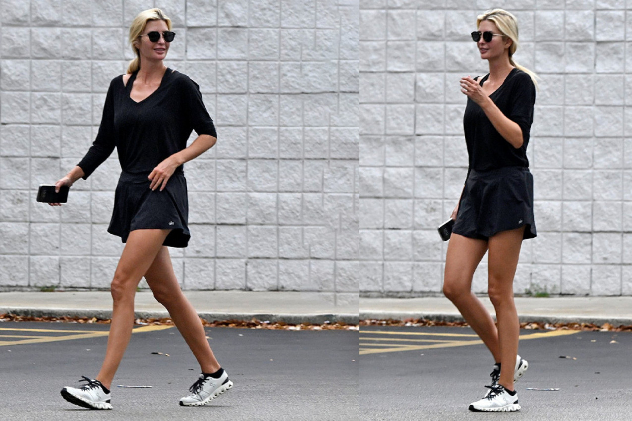 Ivanka Tramp u sportskoj odeći pokazala savršeno oblikovane noge