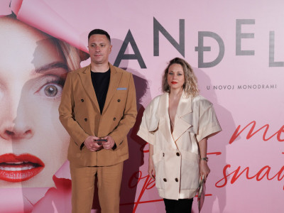 Andrija i Aleksandra na premijeri monodrame Anđelke Prpić