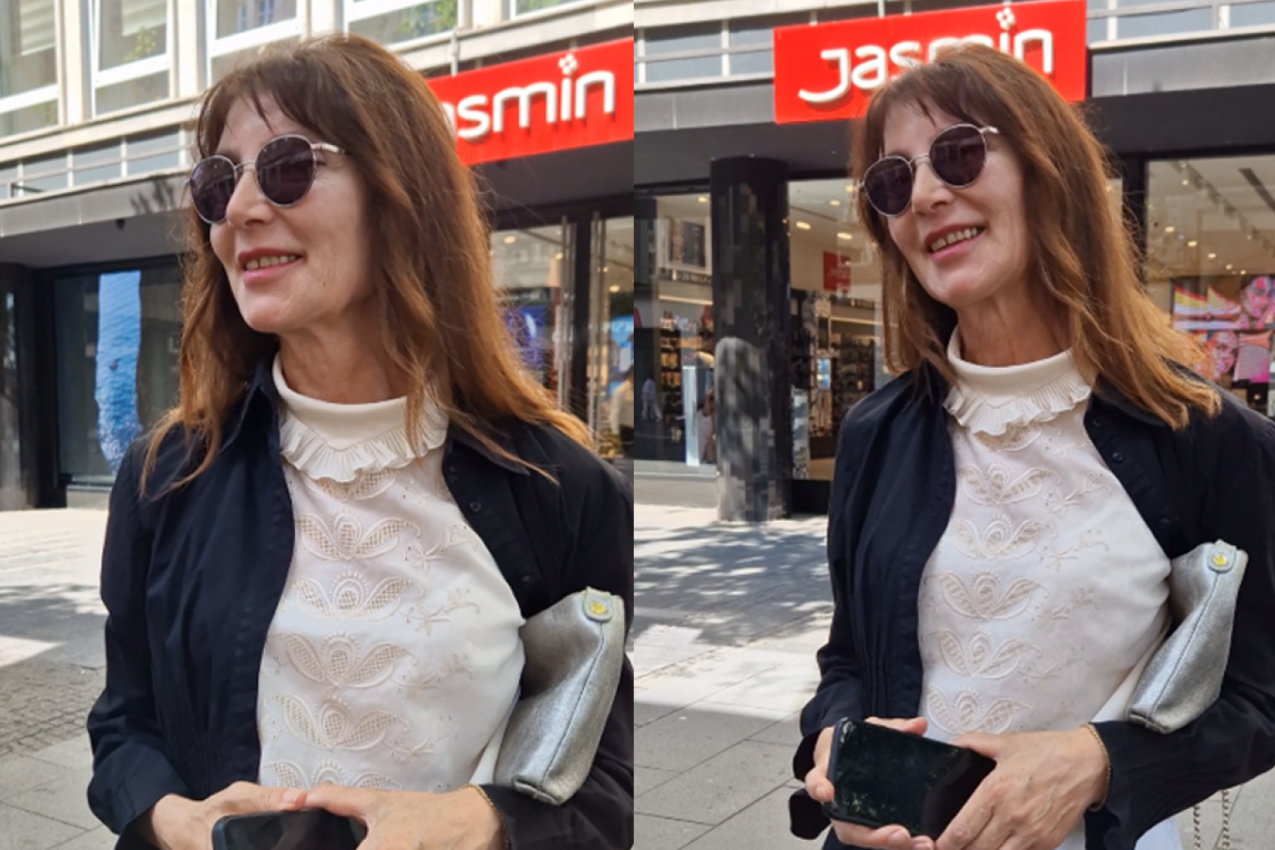 SNEŽANA JE OSVOJILA ULICE BEOGRADA: Genijalno je iskombinovala bluzu iz Pariza i polovnu košulju koja je koštala 250 dinara (VIDEO)