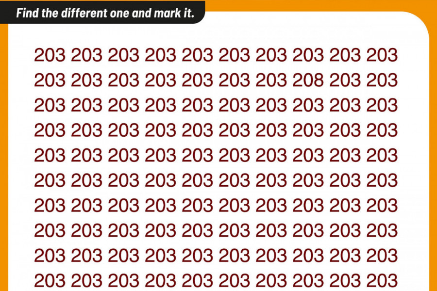 IMATE 9 SEKUNDI DA PRONAĐETE JEDINI "POGREŠAN" BROJ, DOKAŽITE DA VAM JE VID SAVRŠEN:  Samo 3 odsto ljudi može ovo da uradi! (FOTO)