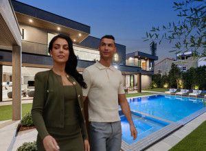 OVAKO IZGLEDA LUKSUZNA VILA GEORGINE I RONALDA: Supruga fudbalera se u njoj izgubila, prostorijama dominira boja koja nikad ne izlazi iz mode