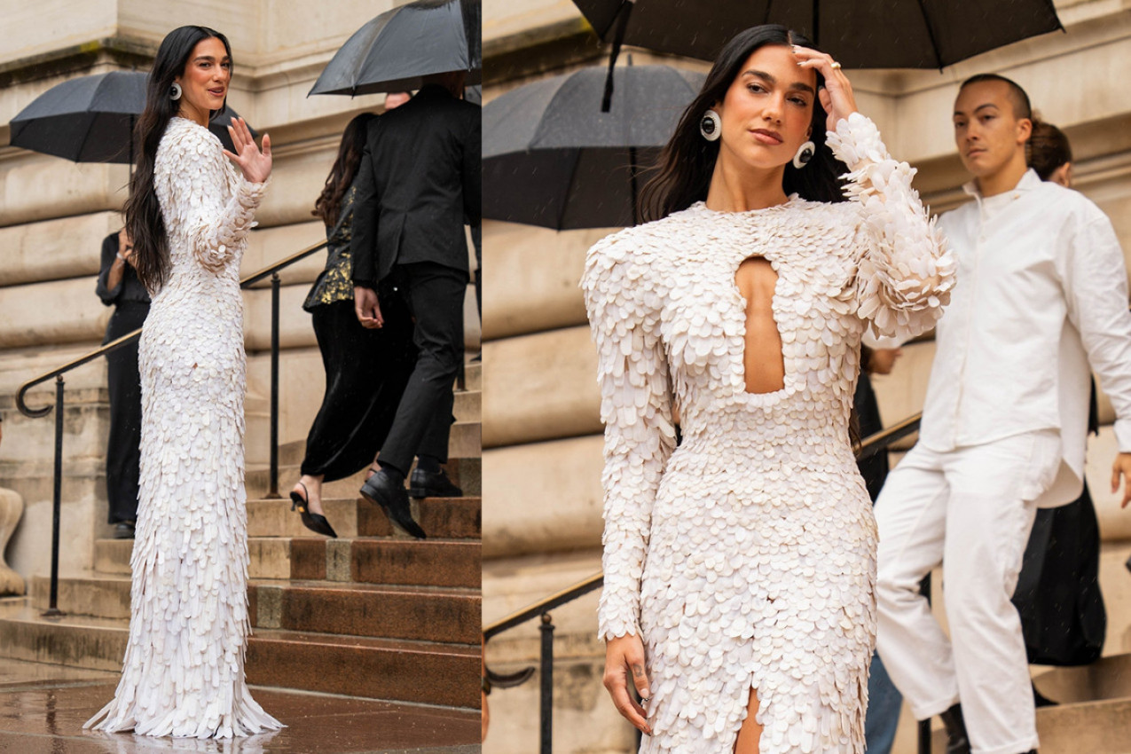 Dua Lipa u haljini koja može da parira najlepšim venčanicama - da li biste nosile ovako nešto?