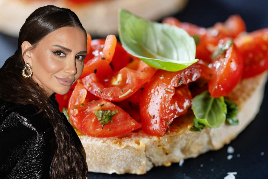 UŽITAK KOJI NE GOJI: Emina Jahović otkrila najbolji recept za hrskave bruskete koje možete jesti i kada ste na dijeti!