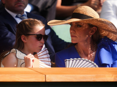 Princeza Šarlot i Kejt Midlton na Vimbldonu