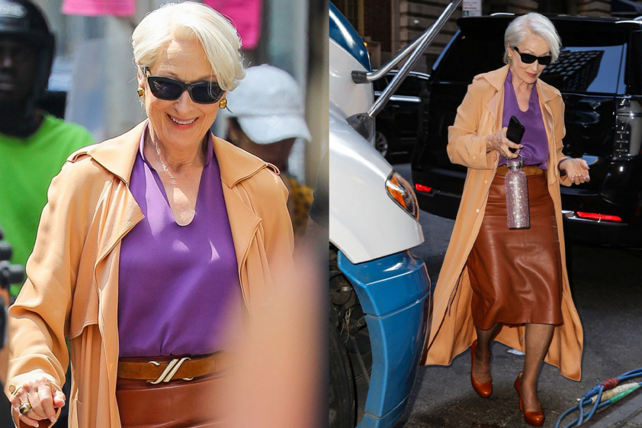 Meril Strip je jednostavno nenadmašna tokom snimanja filma „Đavo nosi Pradu 2“ u Njujorku