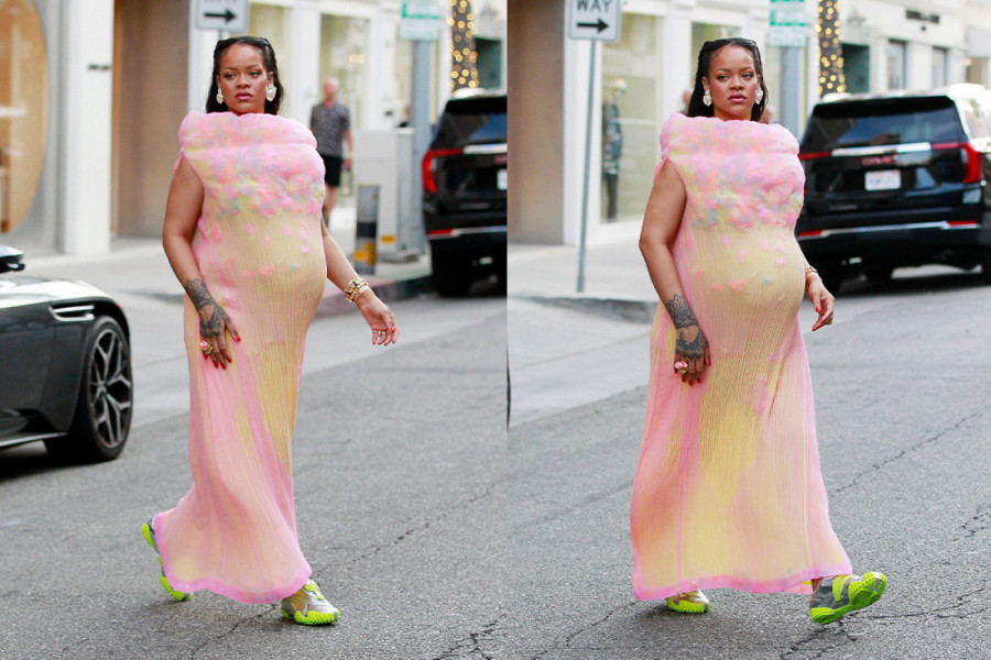 Rijana u izdanju kao iz bajke: Trudnički stomak istakla u stajlingu nalik šećernoj vuni