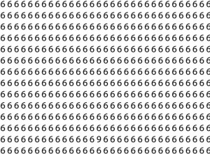 OFTALMOLOG VAM NE TREBA AKO MOŽETE DA NAĐETE JEDINU DEVETKU ZA 16 SEKUNDI: Samo 3 odsto ljudi može da reši ovaj zadatak (FOTO)