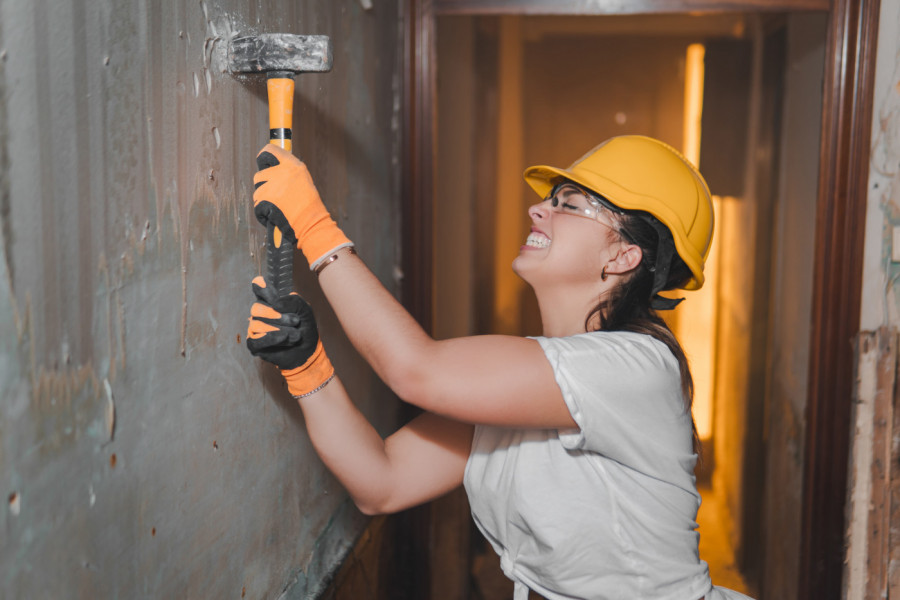 JEZIVI ZVUCI DOLAZILI SU IZ ZIDA: Odlučila je da ga razbije, bila je zatečena "gostima" koje je tamo zatekla! (FOTO, VIDEO)
