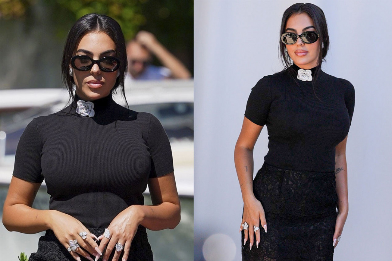 Georgina Rodrigez zablistala u crnoj haljini na Venecijanskom festivalu – retko kome stoji ovako dobro