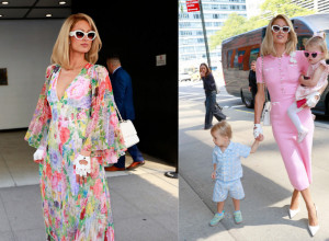 Paris Hilton zablistala u neverovatnoj roze haljini, na reviju povela i decu
