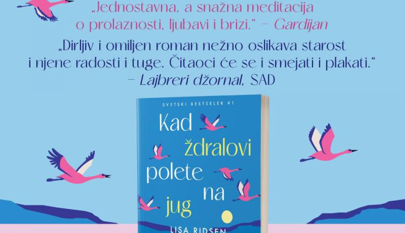 Roman koji dira pravo u srce: „Kad ždralovi polete na jug“  u prodaji