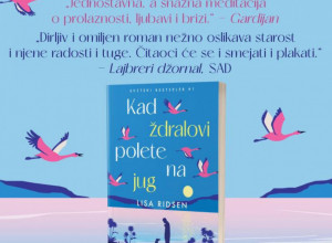 Roman koji dira pravo u srce: „Kad ždralovi polete na jug“  u prodaji