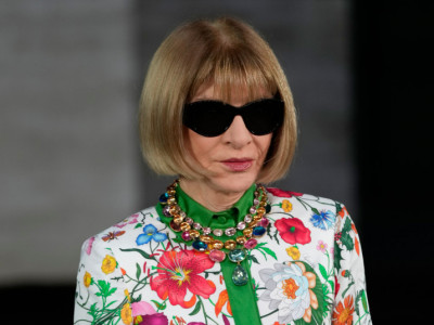 Ana Vintur u cvetnoj haljini nije izostala ni ovog puta na reviji Gučija