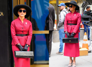 Elegancija na svetskom nivou: Dženifer Lopez ponela unikatan komplet u smeloj pink boji na setu snimanja novog filma "Poslednja gospođa Pariš" ("The Last Mrs. Parrish")