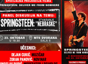 PREMIJERA FILMA O BRUSU SPRINGSTINU I PANEL DISKUSIJA SA  DEJANOM CUKIĆEM I ZORANOM PANOVIĆEM 23. OKTOBRA U MTS DVORANI (FOTO, VIDEO)
