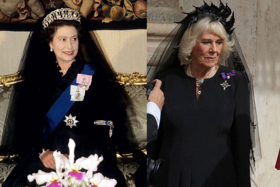 Kraljica Kamila ponovila modni potez pokojne Elizabete: Obe u crnom, a razlog za to je jak (FOTO)