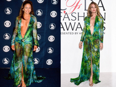 Amber Valeta u čuvenoj haljini koja je proslavila Dženifer Lopez