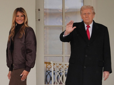 Tramp pozdravlja prisutne