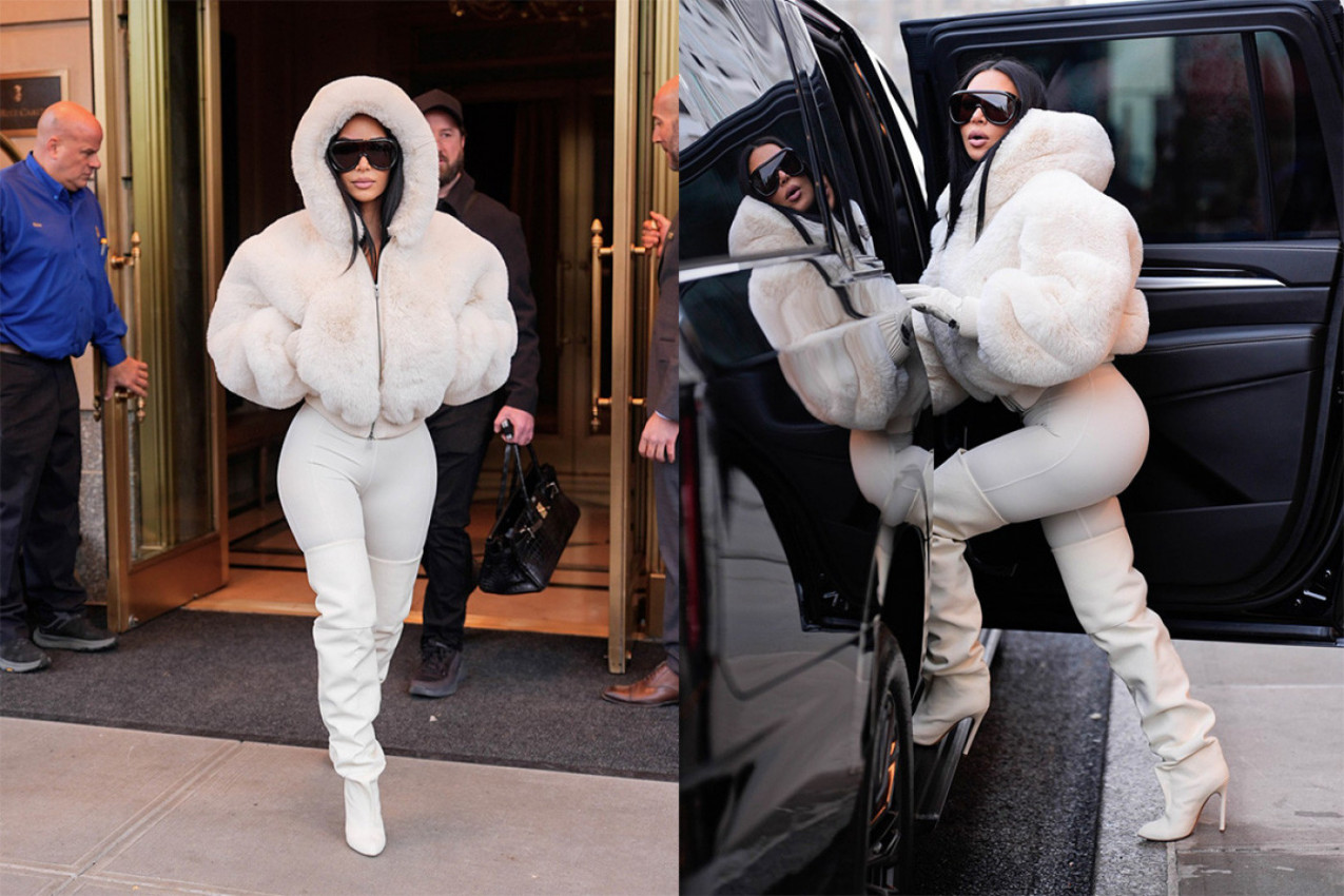 Kim Kardašijan zablistala u zimskom izdanju: Da li vam se dopada njen stajling?