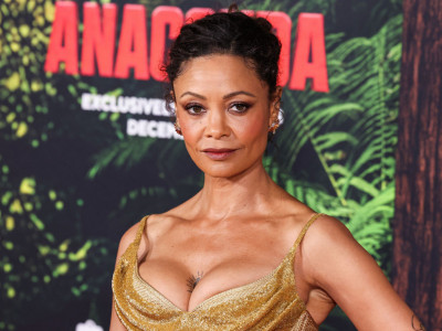 Haljinu je kombinovala sa suknjom sa dugmićima i sandalama