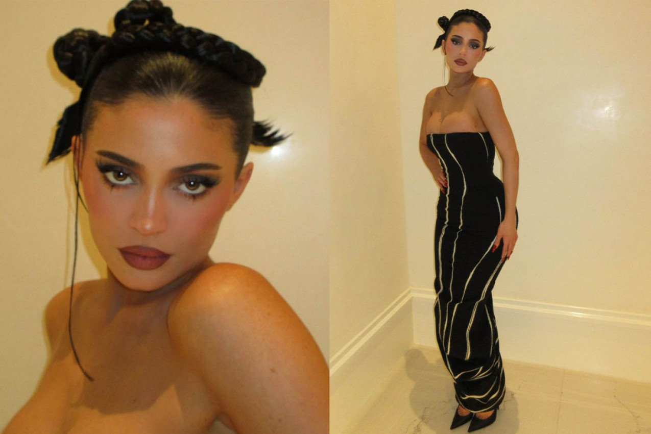 Kajli Džener zablistala na božićnoj zabavi u haljini starijoj od nje - vintidž joj stoji savršeno