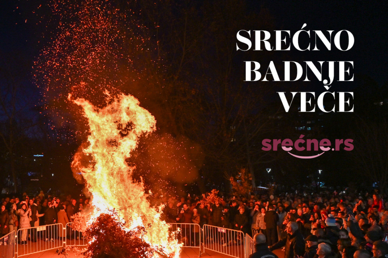 Srećne vam žele mirno i radosno Badnje veče!