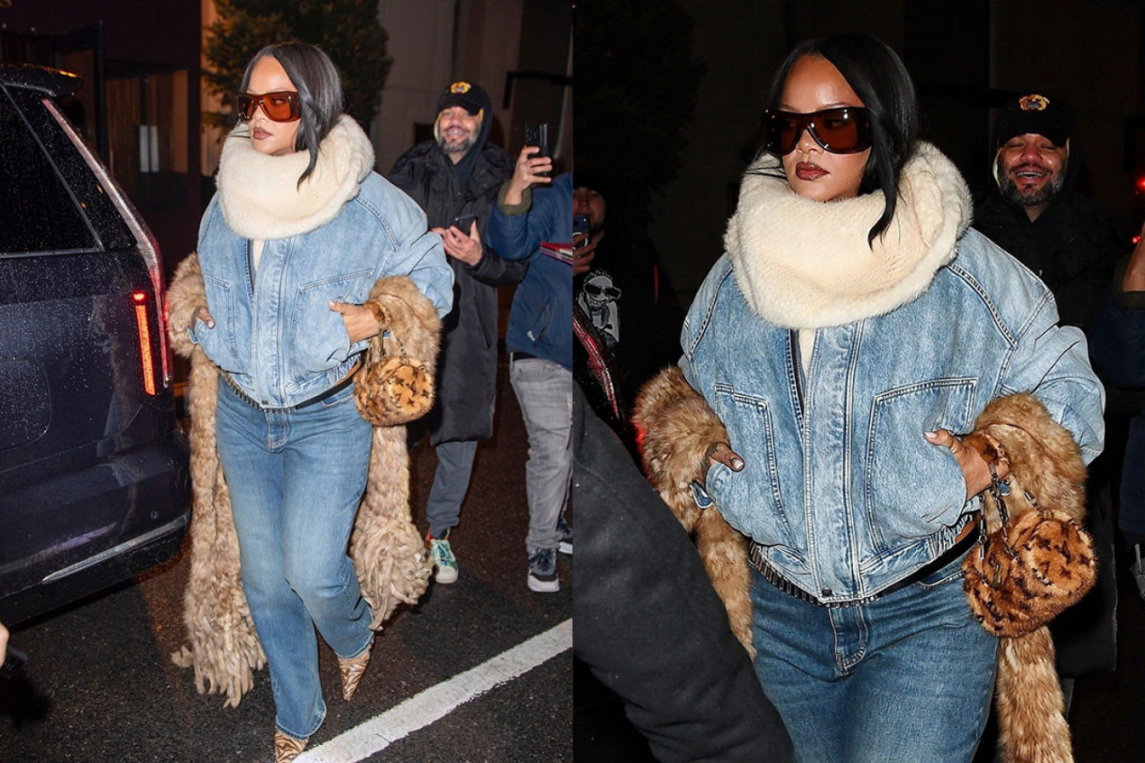 Rijana u teksasu i krznu: Ulica Njujorka postala modna pista