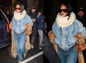 Rijana u teksasu i krznu: Ulica Njujorka postala modna pista