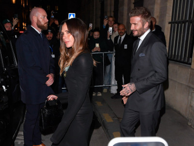 Dejvid i Viktorija sa porodicom