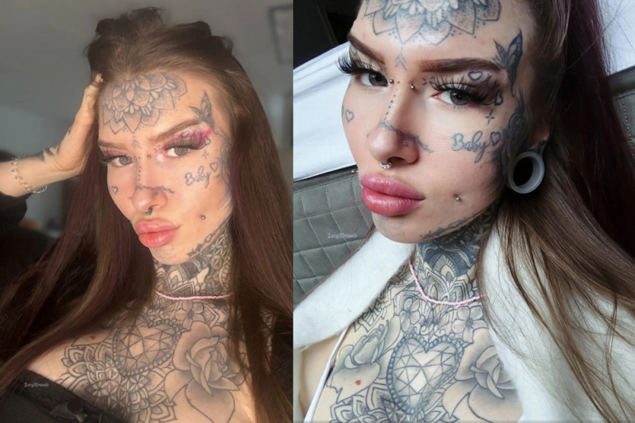 Ima 21 godinu, 50 tetovaža i RAZDVOJEN jezik: Tvrdi da se ovako bori sa bolešću, a tek da vidite kako je izgledala pre