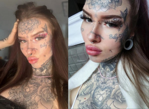 Ima 21 godinu, 50 tetovaža i RAZDVOJEN jezik: Tvrdi da se ovako bori sa bolešću, a tek da vidite kako je izgledala pre