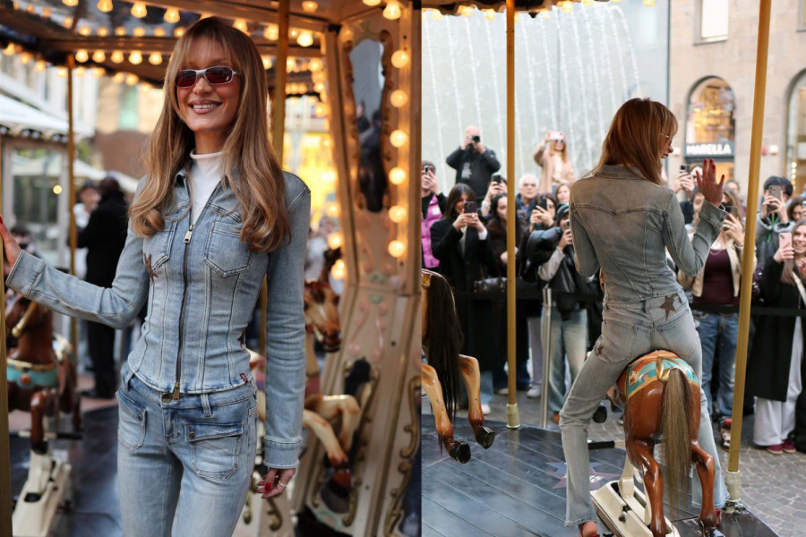 Čak i slavna Bela Hadid voli da se vozi na ringišpilu