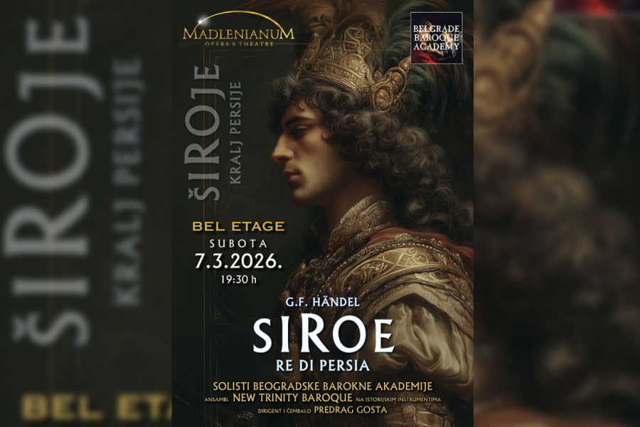 KRALJEVSKA DRAMA STRASTI, MOĆI I SUDBINE - HENDLOV "ŠIROJE" PRVI PUT U SRBIJI