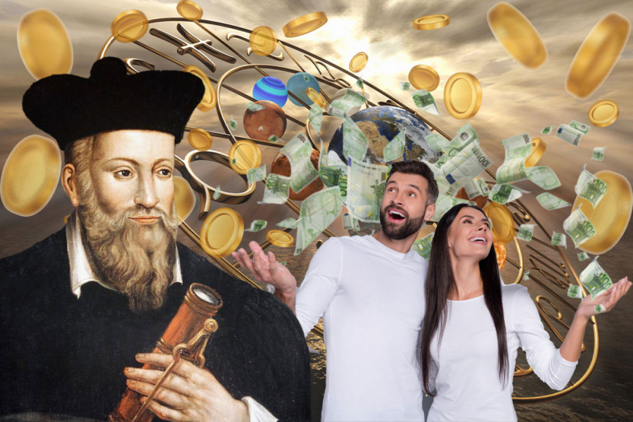 NOSTRADAMUS je predvideo: Ova 4 horoskopska znaka će do kraja godine plivati u NOVCU!