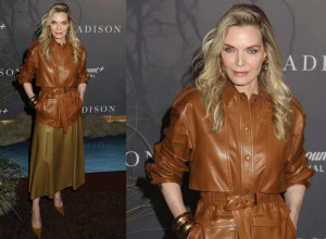 Mišel Fajfer cela u koži u Njujorku, na premijeri nove seriji "Medison" (The Madison)