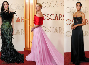 Najzapaženije kreacije na dodeli OSKARA: Crna čipka, spoj roze i crvene i DEMI MUR kao crni labud (GALERIJA)