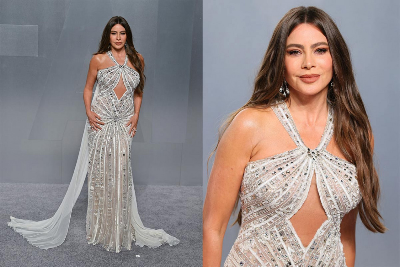 Sofija Vergara u "paukovoj mreži" koja je hipnotisala sve - haljina sa Vanity Fair žurke o kojoj svi pričaju
