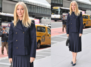 Klasična elegancija: Gvinet Paltrou na dodeli nagrade "Muse" u crnom kompletu koji pristaje svim ženama