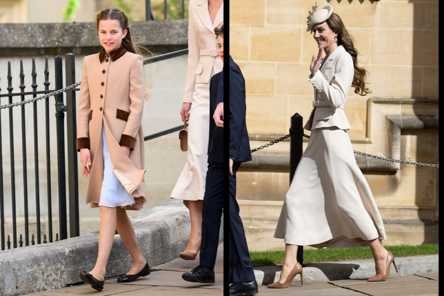 Šarlot sve više liči na Kejt Midlton: Kraljevska porodica proslavila Uskrs