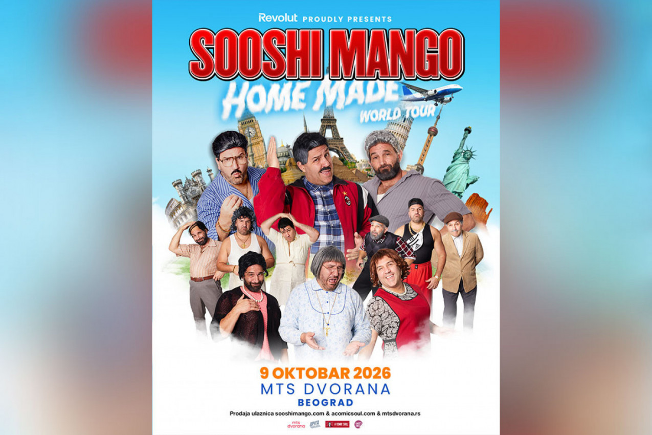 Druga strana Events i mts Dvorana predstavljaju: Sooshi Mango prvi put u Beogradu 09. oktobra