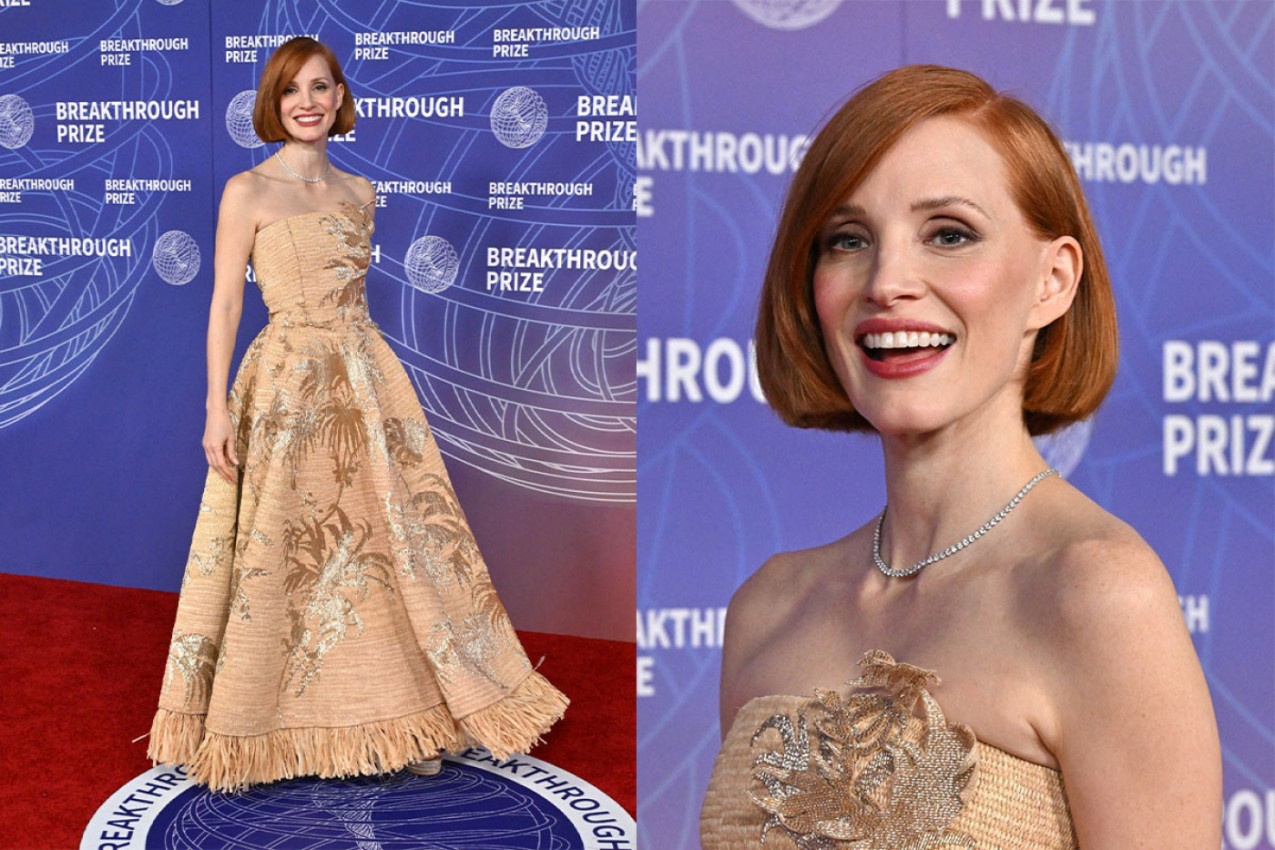 Džesika Čestejn opredelila se za upečatljiv stajling na 12. ceremoniji dodele Breakthrough Prize u Santa Moniki