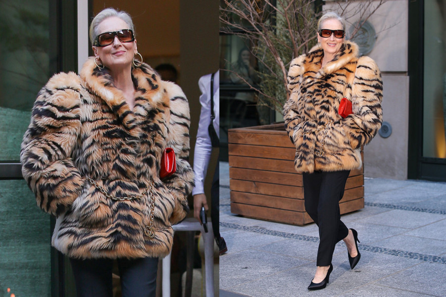 Meril Strip ukrala šou u raskošnoj i preskupoj „Gučijevoj“ bundi pred premijeru „Đavo nosi pradu 2“