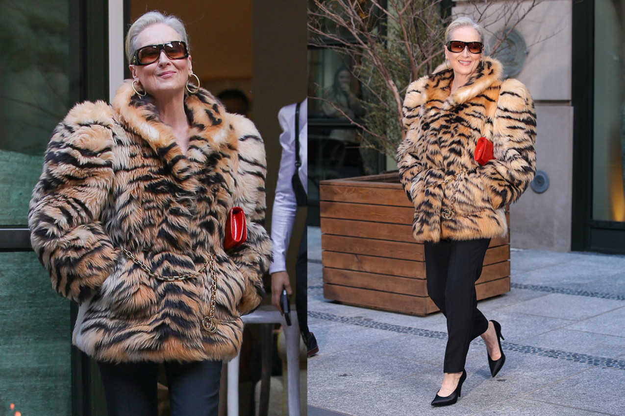 Meril Strip ukrala šou u raskošnoj i preskupoj "Gučijevoj" bundi pred premijeru "Đavo nosi pradu 2"