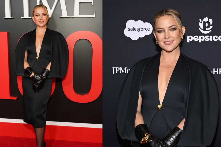 Kejt Hadson dominirala na crvenom tepihu: Smela kreacija i duboki dekolte u centru pažnje