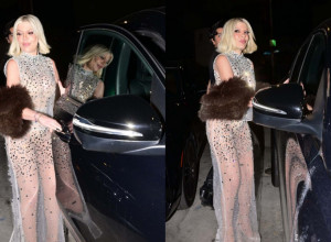 Glumica Tori Speling pojavila se u javnosti posle dužeg vremena i to u totalno providnoj haljini sa crikonima i krznom